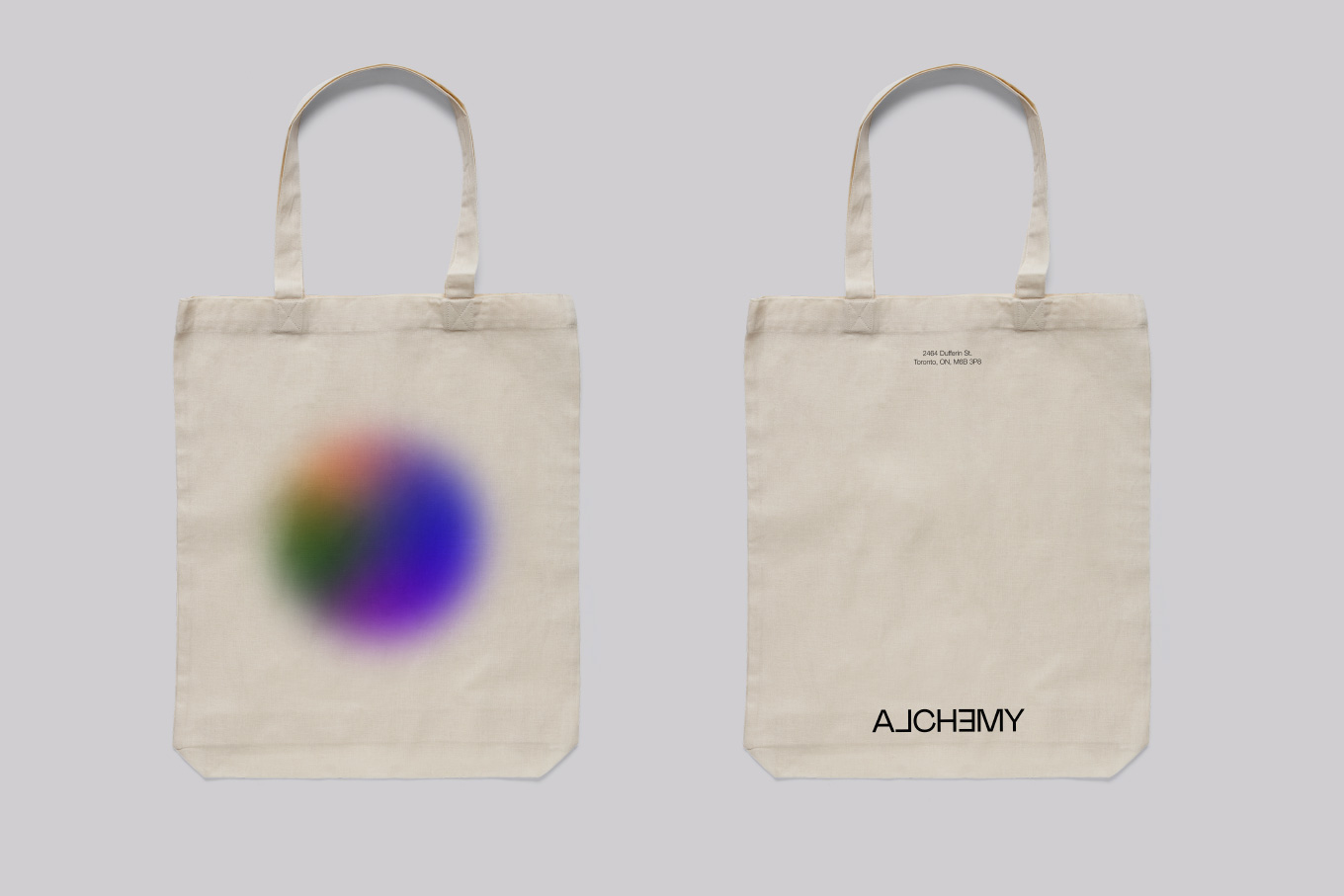 Tote bag with Alchemy branding