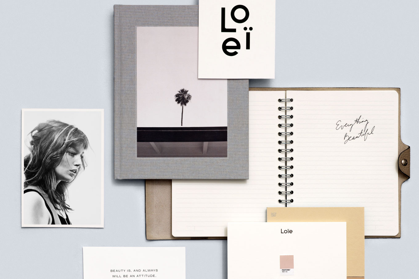 Loie stationery layout