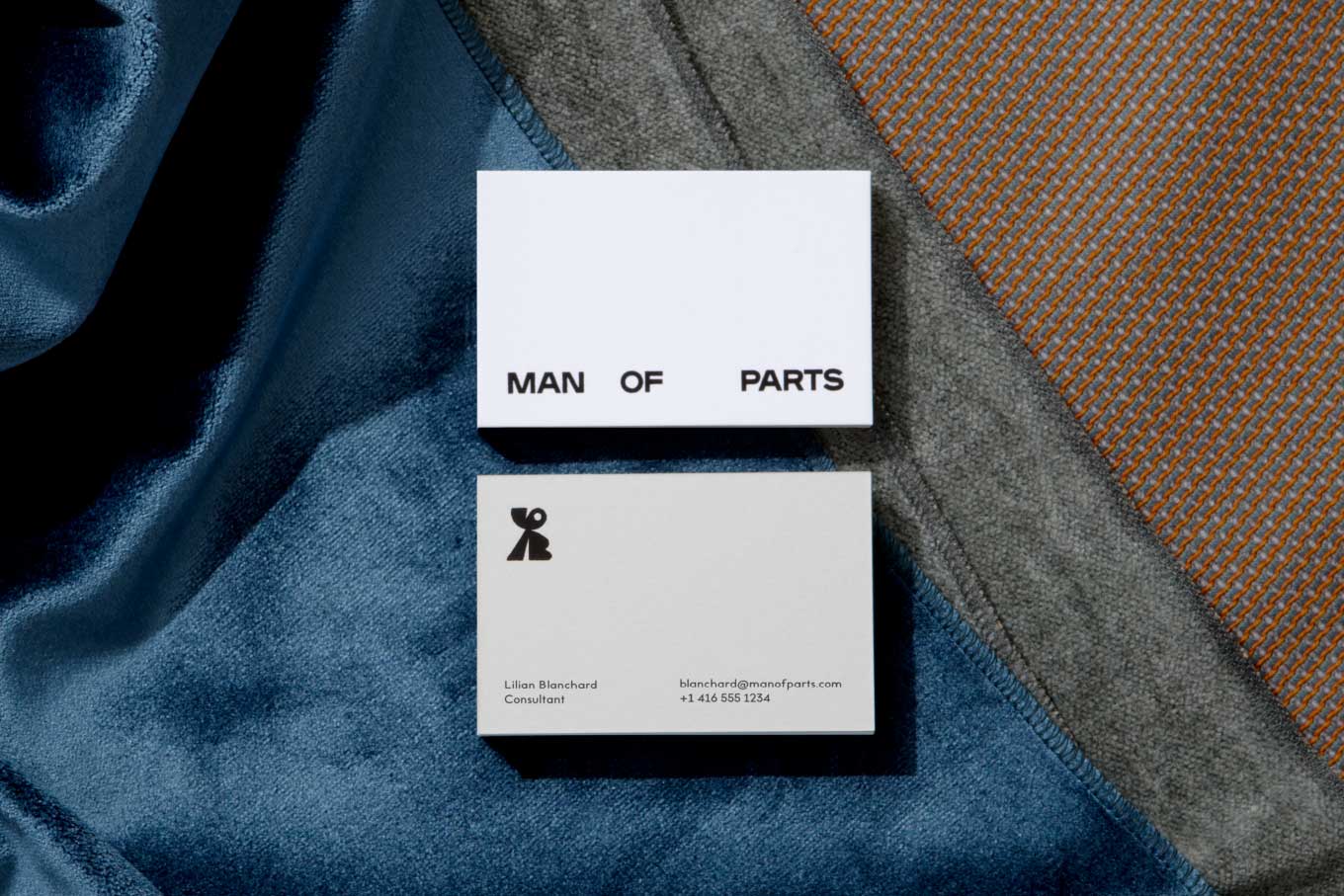 Man of Parts business cards