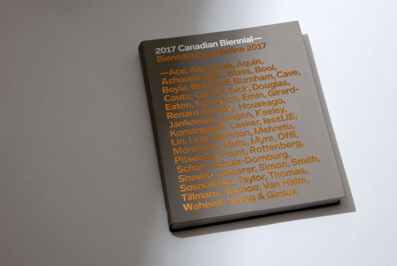 Canadian Biennial 2017 front cover