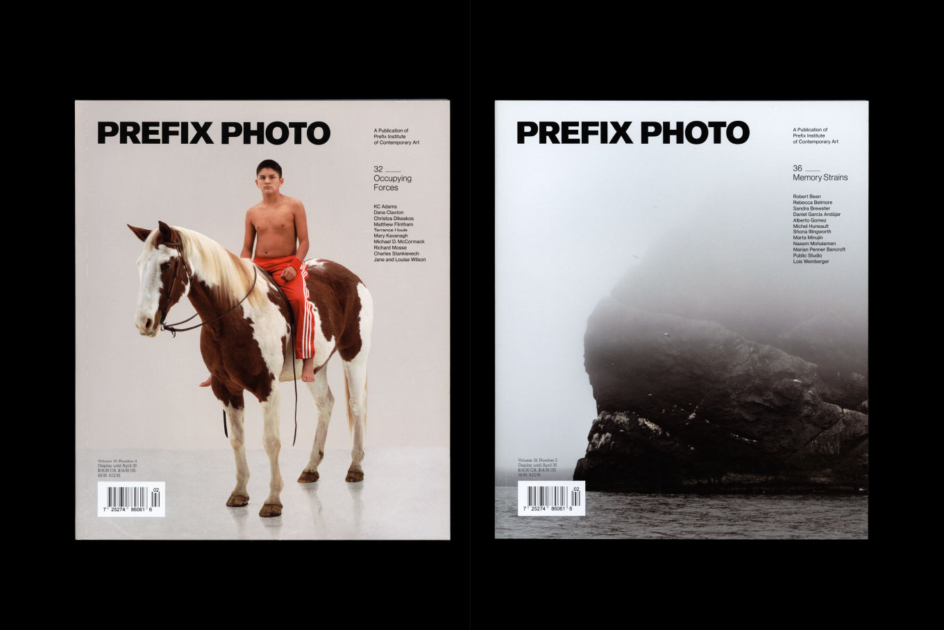 Covers of Prefix Photo magazines