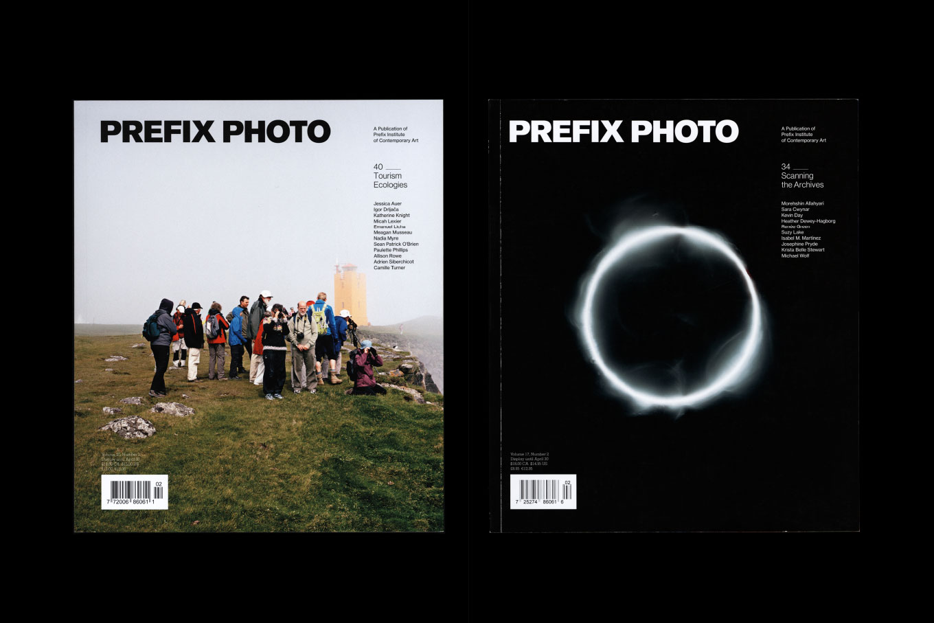 Covers of Prefix Photo magazines