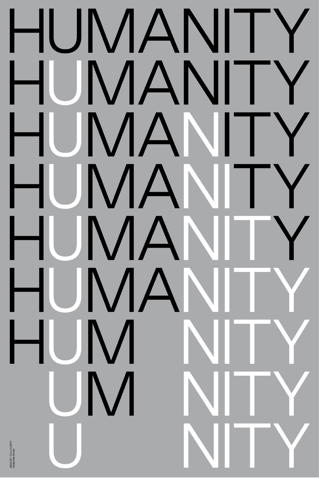 Humanity poster design